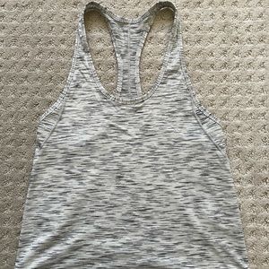 Lululemon Heathered White Racerback